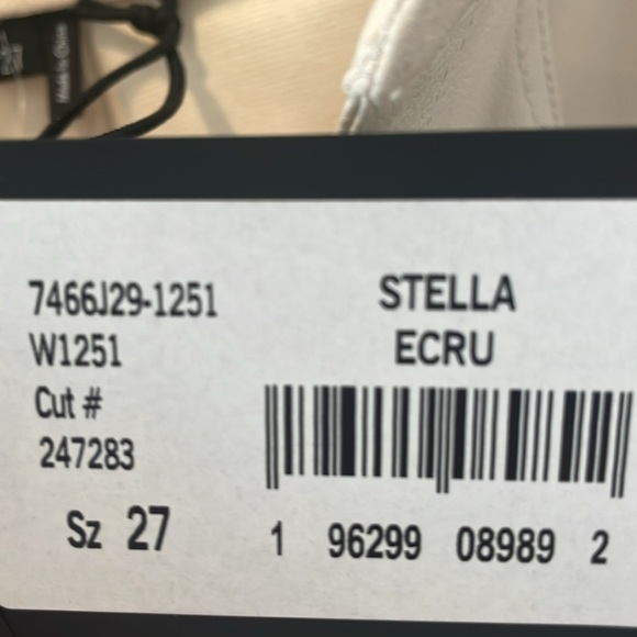 Paige Stella faux leather NWT. Size 27 - Picture 3 of 3